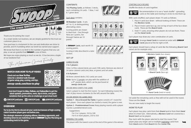 Thumbnail of Black and White SWOOP simple Instruction Guide
